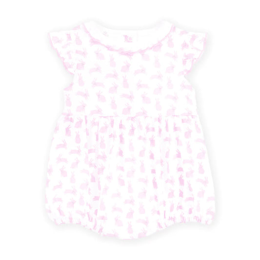 LEAPING BUNNIES PRINT BUBBLE - PINK