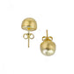 LILOU STUDS - BRUSHED GOLD