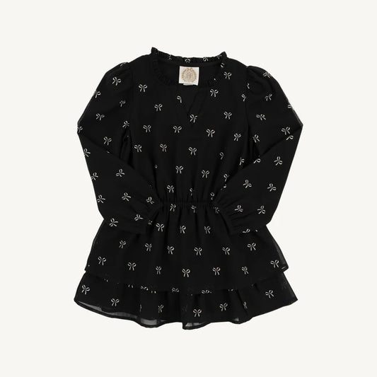 LS MARY PRICE PARTY DRESS - I BELIEVE IN BOWS (NEWPORT NIGHT)