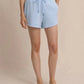 LADIES MAXINE LUXE LOUNGE SHORT - CERULEAN