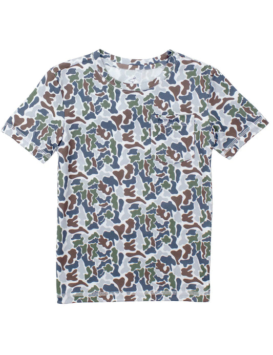 BOYS RAVINE POCKET TEE SS TERRA CAMO