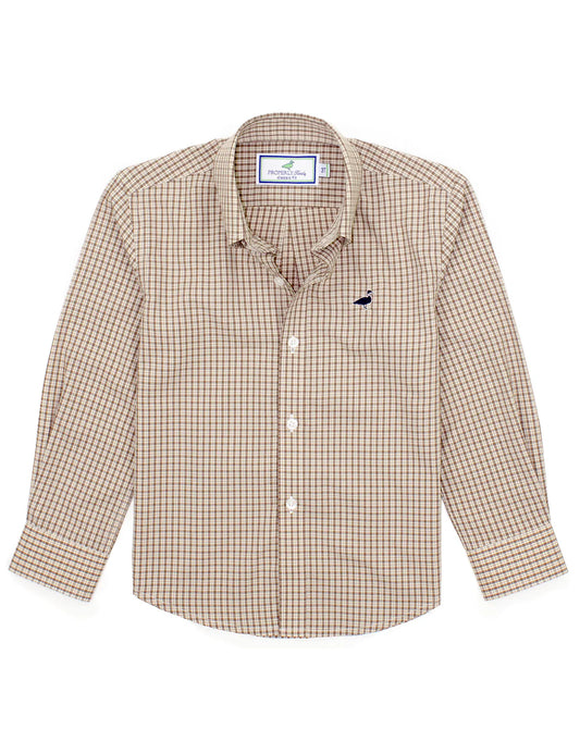 BOYS SEASONAL SPORTSHIRT - TIMBER