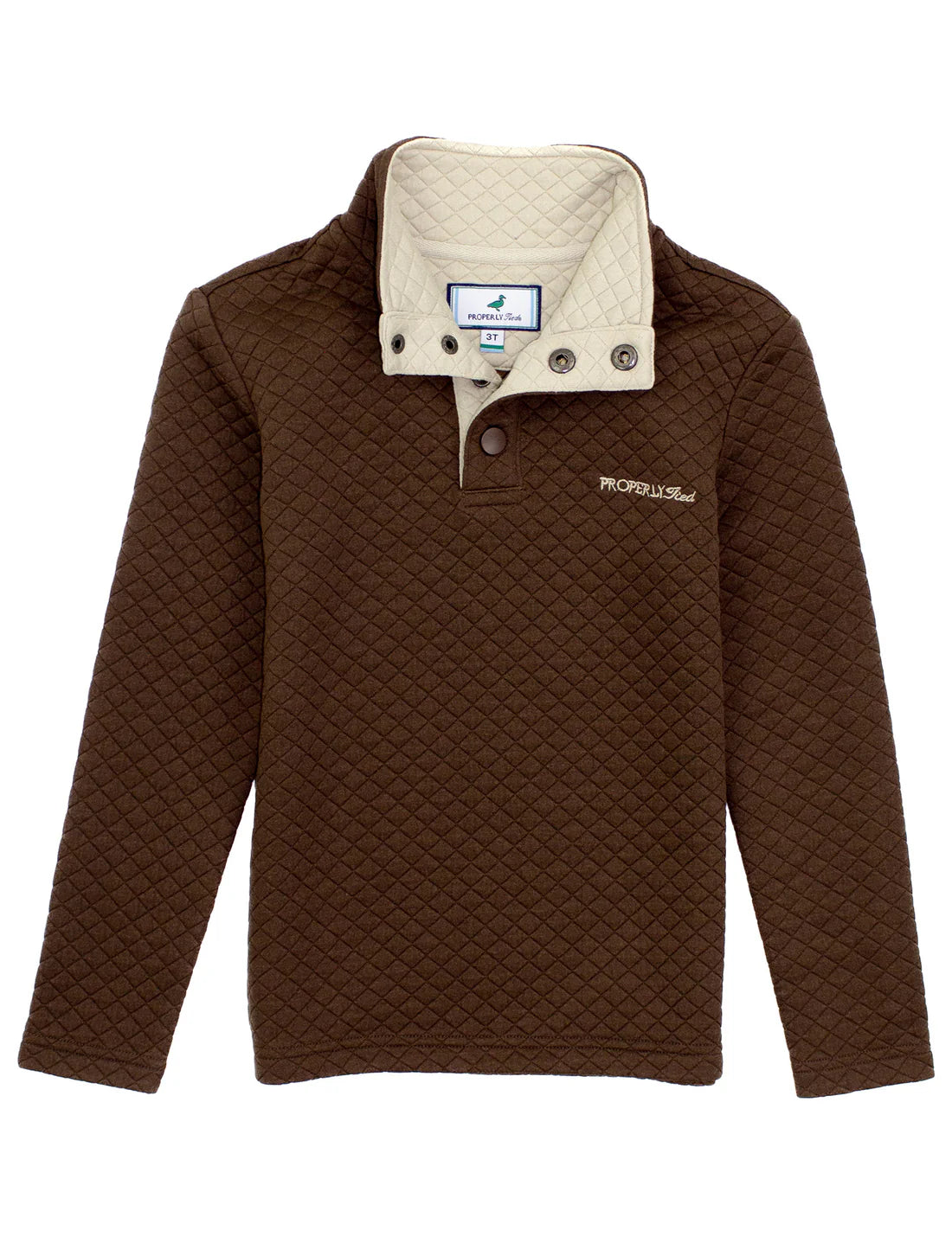 BOYS CLUB PULLOVER - BROWN