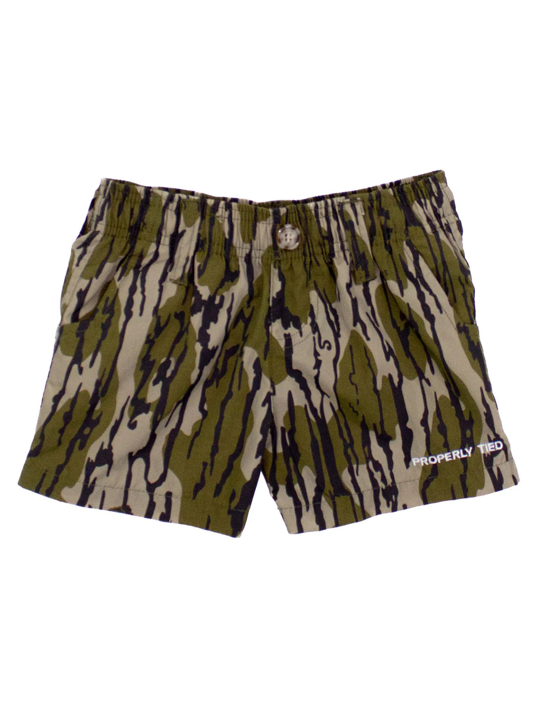 BOYS MALLARD SHORTS - MOSSY OAK BOTTOMLAND