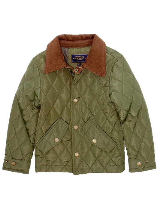 BOYS BEAUMONT JACKET - OLIVE