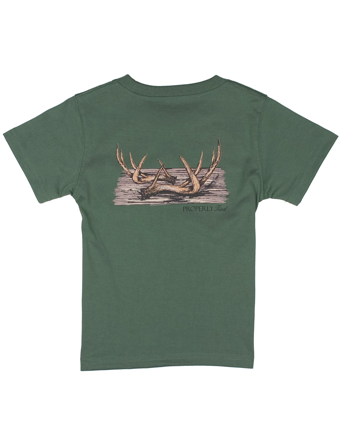 BOYS SHED SS FERN GREEN TEE