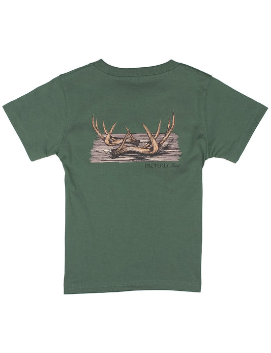 BOYS SHED SS FERN GREEN TEE