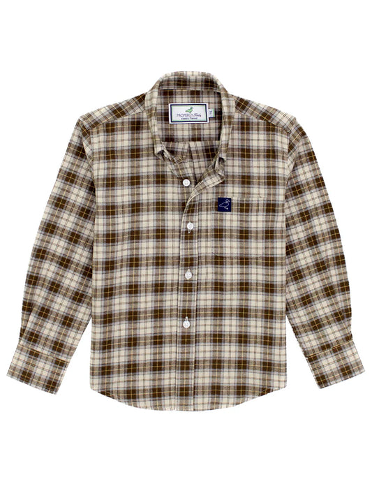BOYS CLASSIC FLNANEL HARDWOOD
