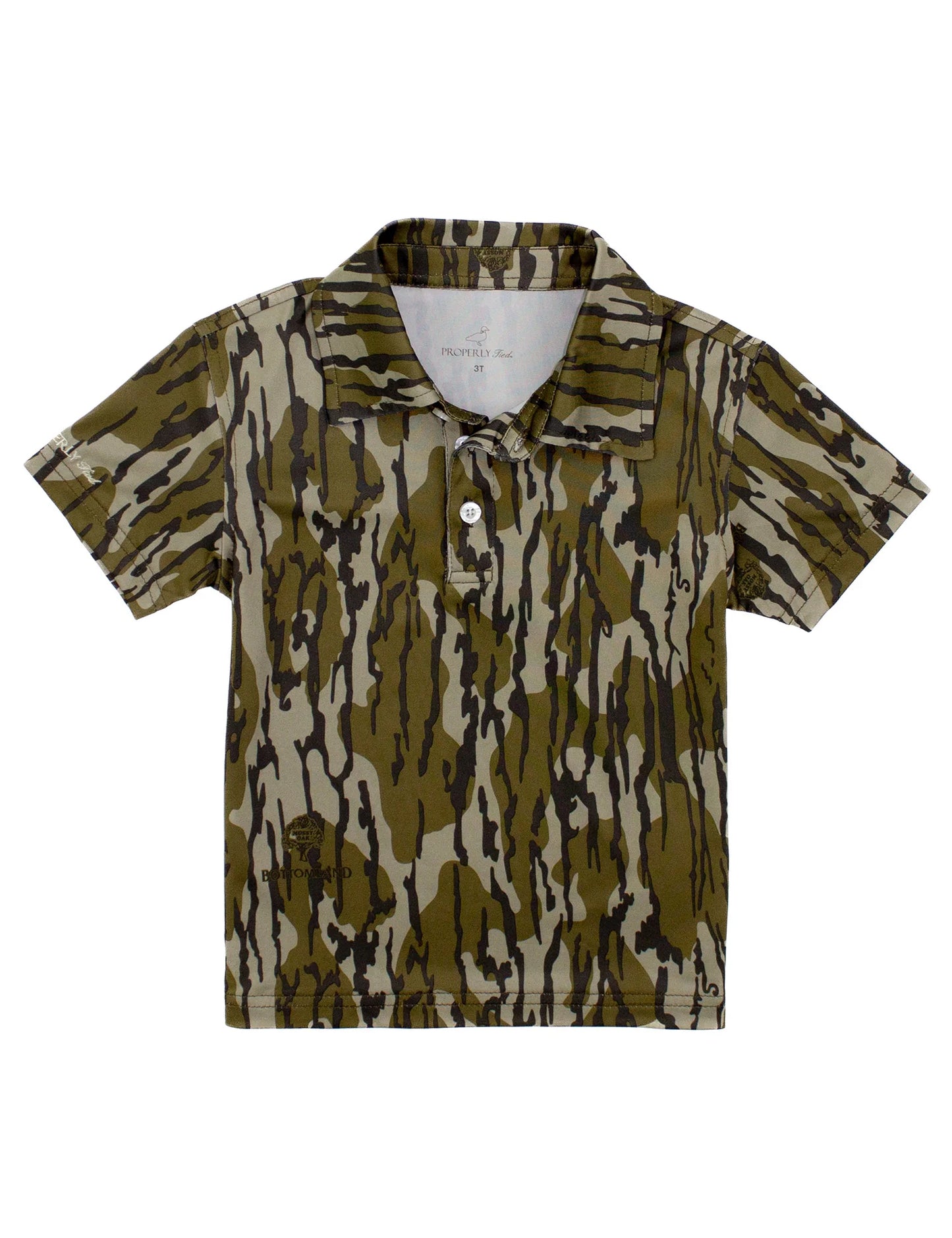 BOYS INLET POLO MOSSY OAK