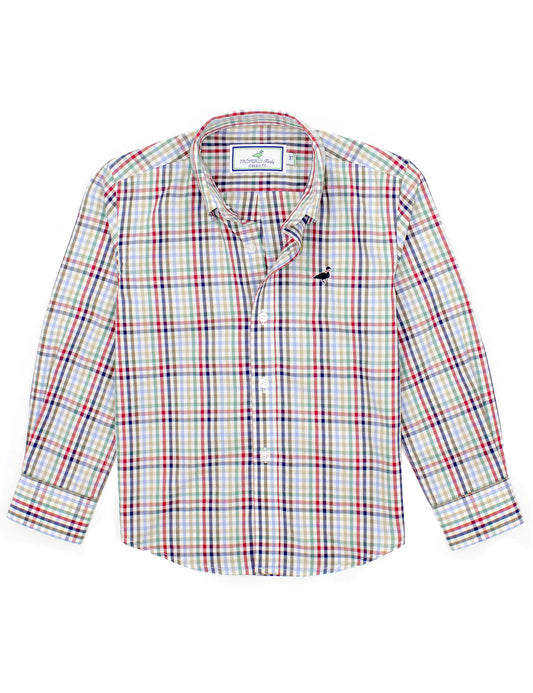 BOYS SEASONAL SPORTSHIRT - AUTUMN TRAIL