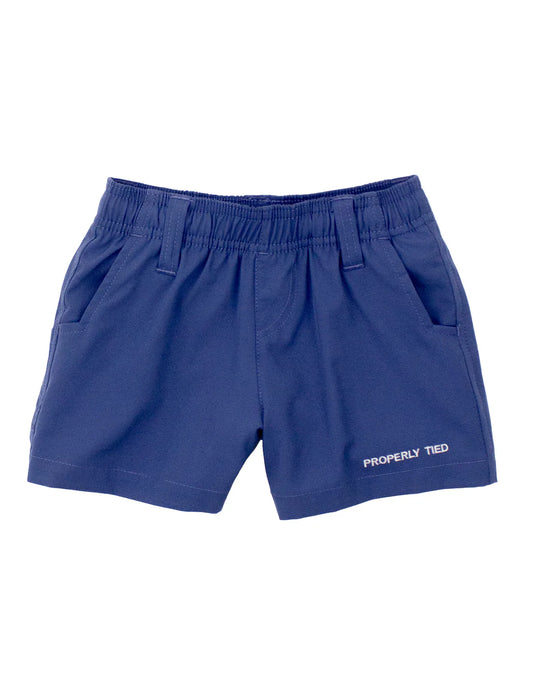 BOYS PINTAIL SHORT WASHED NAVY