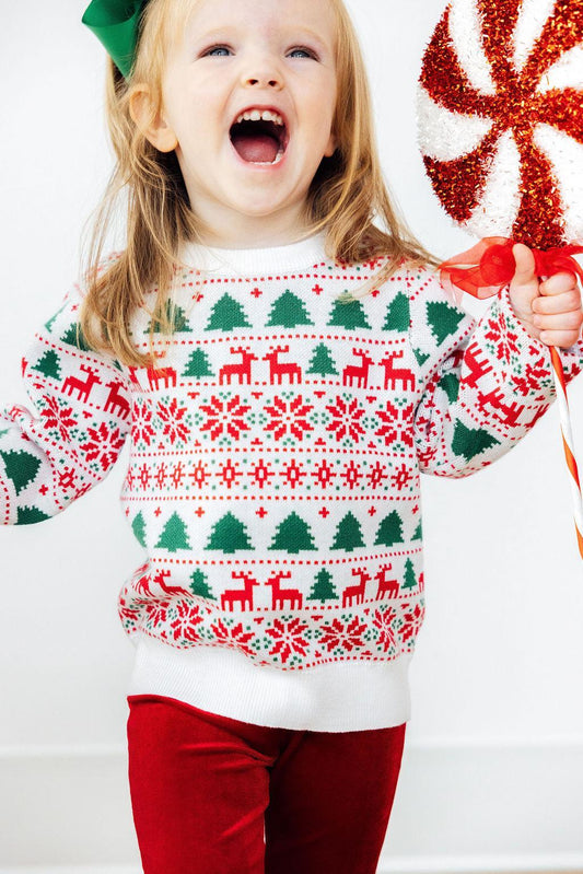REINDEER KISSES SWEATER