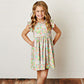CHARLESTON PRINT FLUTTER DRESS
