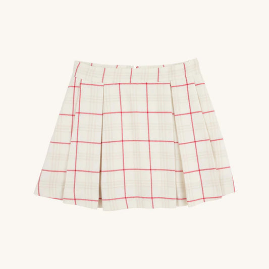 PARSON PLEATED SKIRT  - OAK PARK PLAID