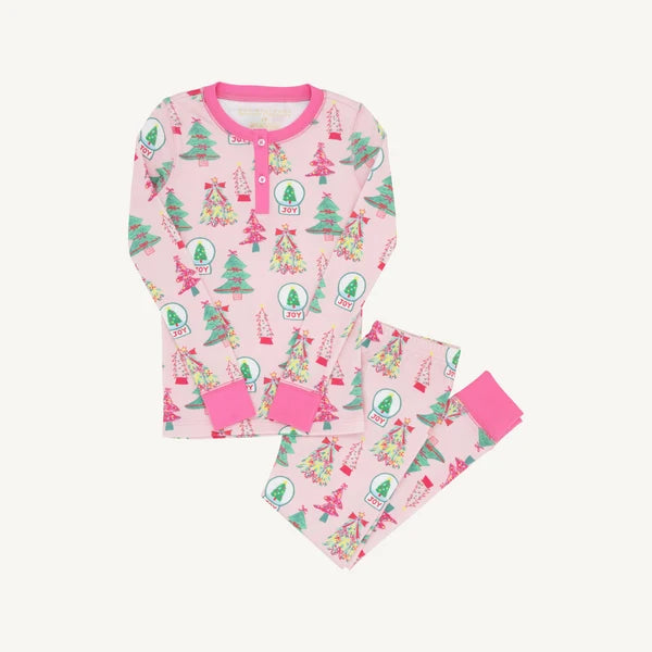 PAYTON PAJAMA SET - CHRISTMAS COLORING CONTEST/WINTER PARK PINK