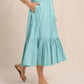 PEYTON MIDI SKIRT - SIMPLY GREEN