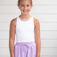LAVENDER BUTTERFLY SHORTS