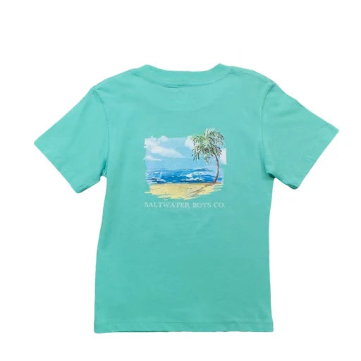 BEACH DAYS GRAPHIC TEE - OCEAN WAVE