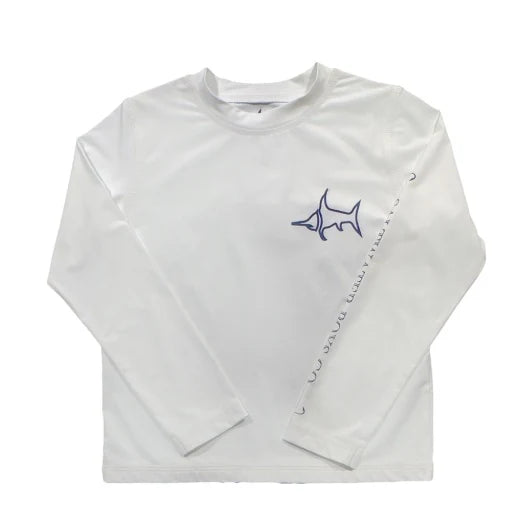 TYBEE RASHGUARD - WHITE