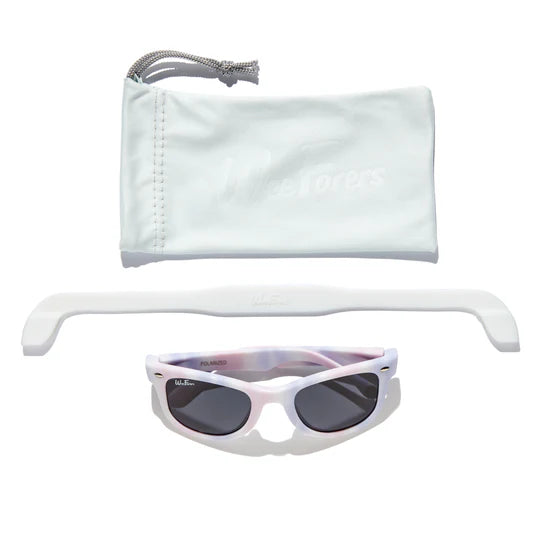 KIDS POLARIZED GLASSES - TIE DYE PINK/PURPLE