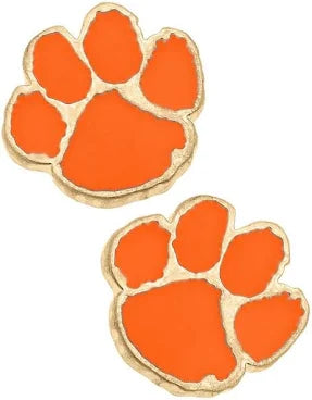 CLEMSON STUD EARRINGS