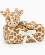 GIRAFFE BASHFUL BLANKET