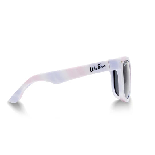 KIDS POLARIZED GLASSES - TIE DYE PINK/PURPLE