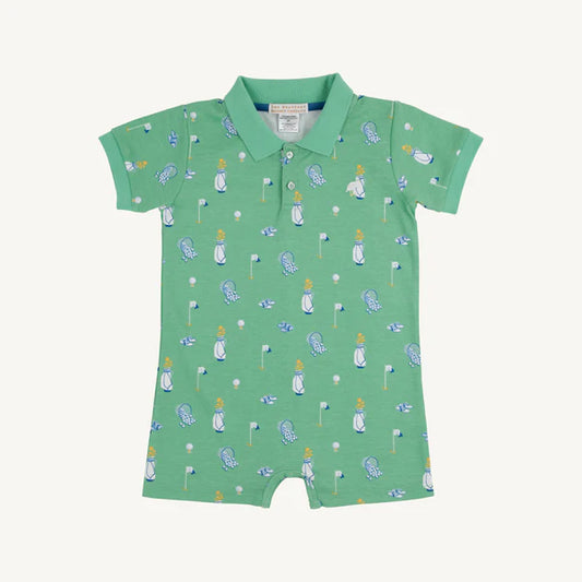 SIR PROPER'S ROMPER -CLUBHOUSE  COUTURE(WOOD BOAT BLUE)