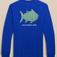 SKIP JACK LIGHTS LONG SLEEVE TEE - SURF BLUE