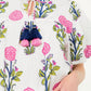 PUFF SLEEVE FLORAL TOP - WHITE