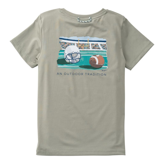 BOYS PRO PERFORMANCE SS T-SHIRT - DRIED SAGE