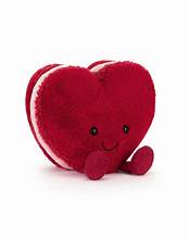AMUSEABLE ARLETTE HEART MACARON - RED