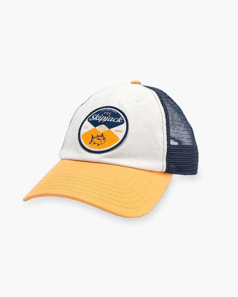 KIDS SKIPJACK TRUCKER HAT - WHITE