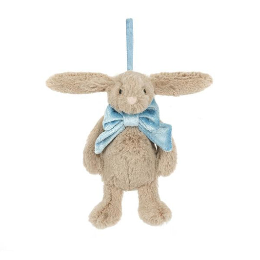 BASHFUL BEIGE BUNNY DECORATION