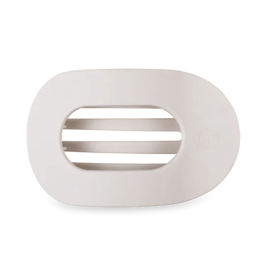 LARGE FLAT ROUND HAIR CLIP - ASSORTED