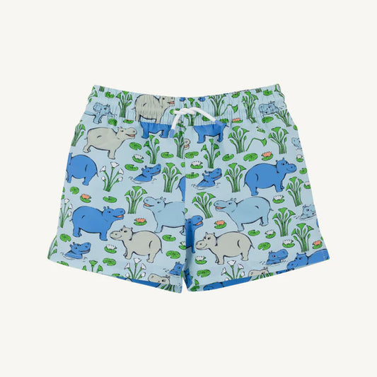 TORTOLA SWIM TRUNKS - BAL HARBOUR HIPPO (BEALE STREET BLUE)