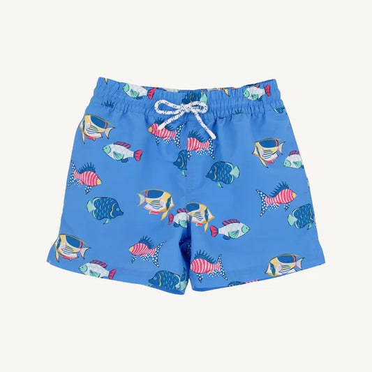 TORTOLA SWIM TRUNKS - HERE FISHY FISHY NEWPORT NIGHT