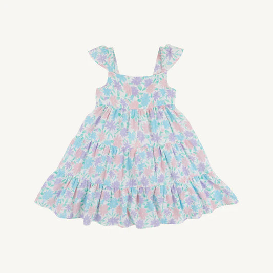 TRISTEN TIERED DRESS - GLASTONBURY BLOOMS
