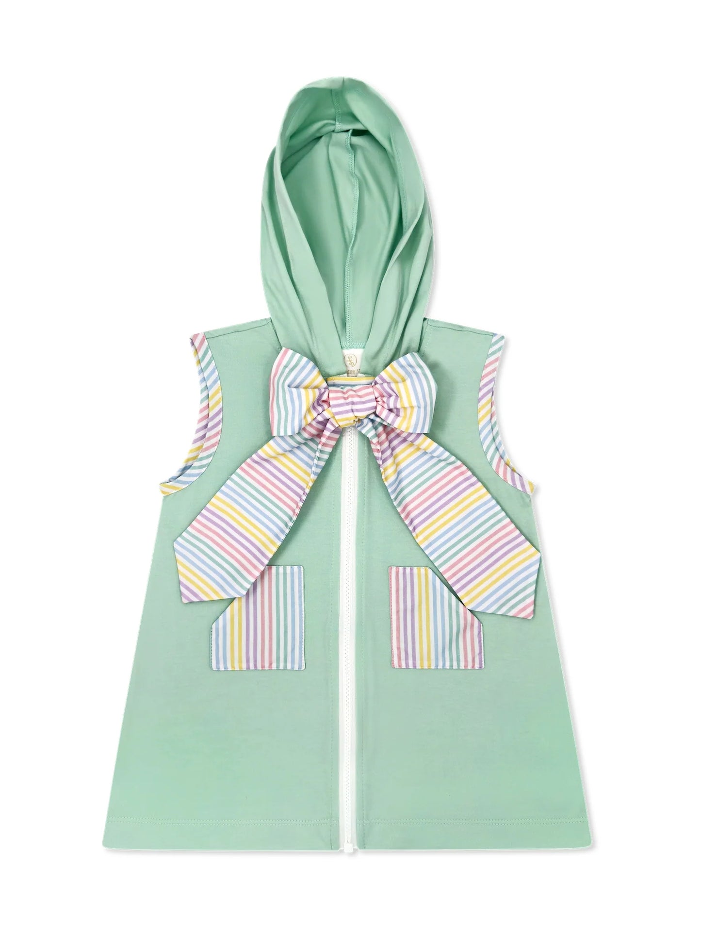 OH HEY VACAY - HAPPY MINT/PETUNIA PINSTRIPE