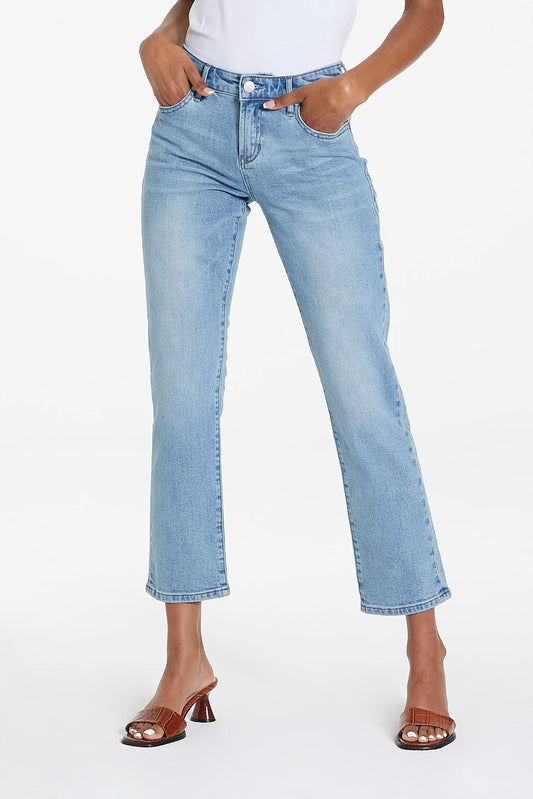 HIGH RISE ANKLE JEAN - URBAN BAY