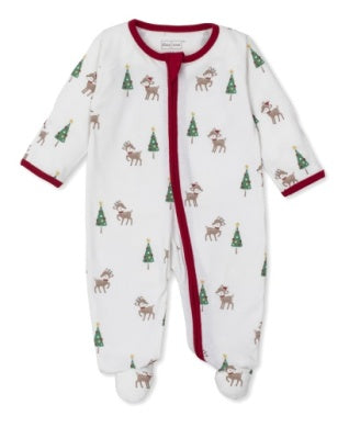 FOOTIE W/ ZIP - CHRISTMAS DEER CHEER