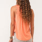 SMOCKED DETAIL RELAXED TANK - SWEET MANDERIN
