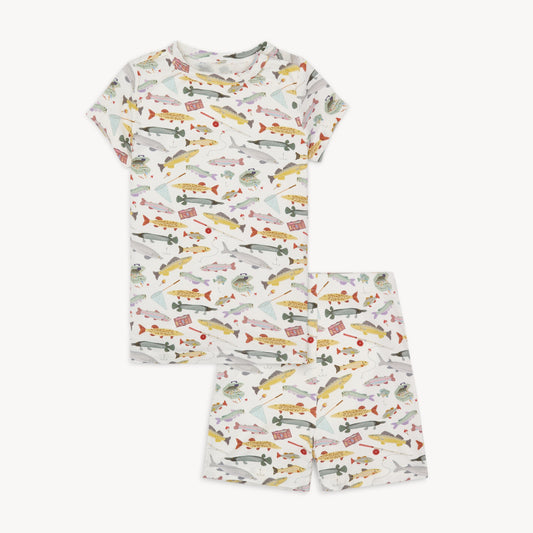 REEL GOOD TIME SHORT PJ SET