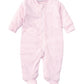 STRIPES FOOTIE W/ ZIP - PINK