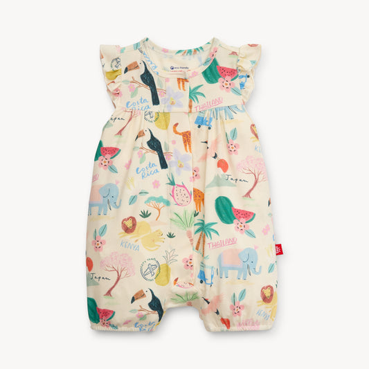 WANDERLUST WILDLIFE MODAL ROMPER