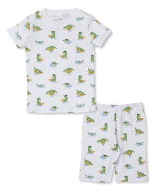 SHORT PJ SET - CROCODILE CAPERS