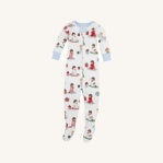 KNOX'S NIGHT NIGHT FOOTED - HOLIDAY PATIENCE AND PRAYERSBUCKHEAD BLUE