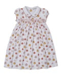 PATCHWORK PUMPKIN FLORAL DRESS