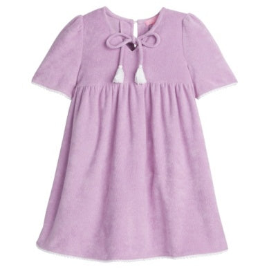 RIVIERA DRESS - LILAC TERRY