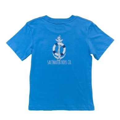 ANCHOR GRAPHIC TEE - PARISIAN BLUE